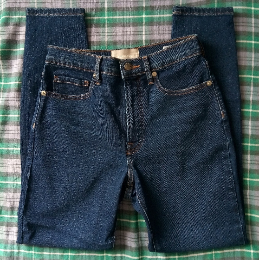Everlane authentic stretch high rise skinny jeans
